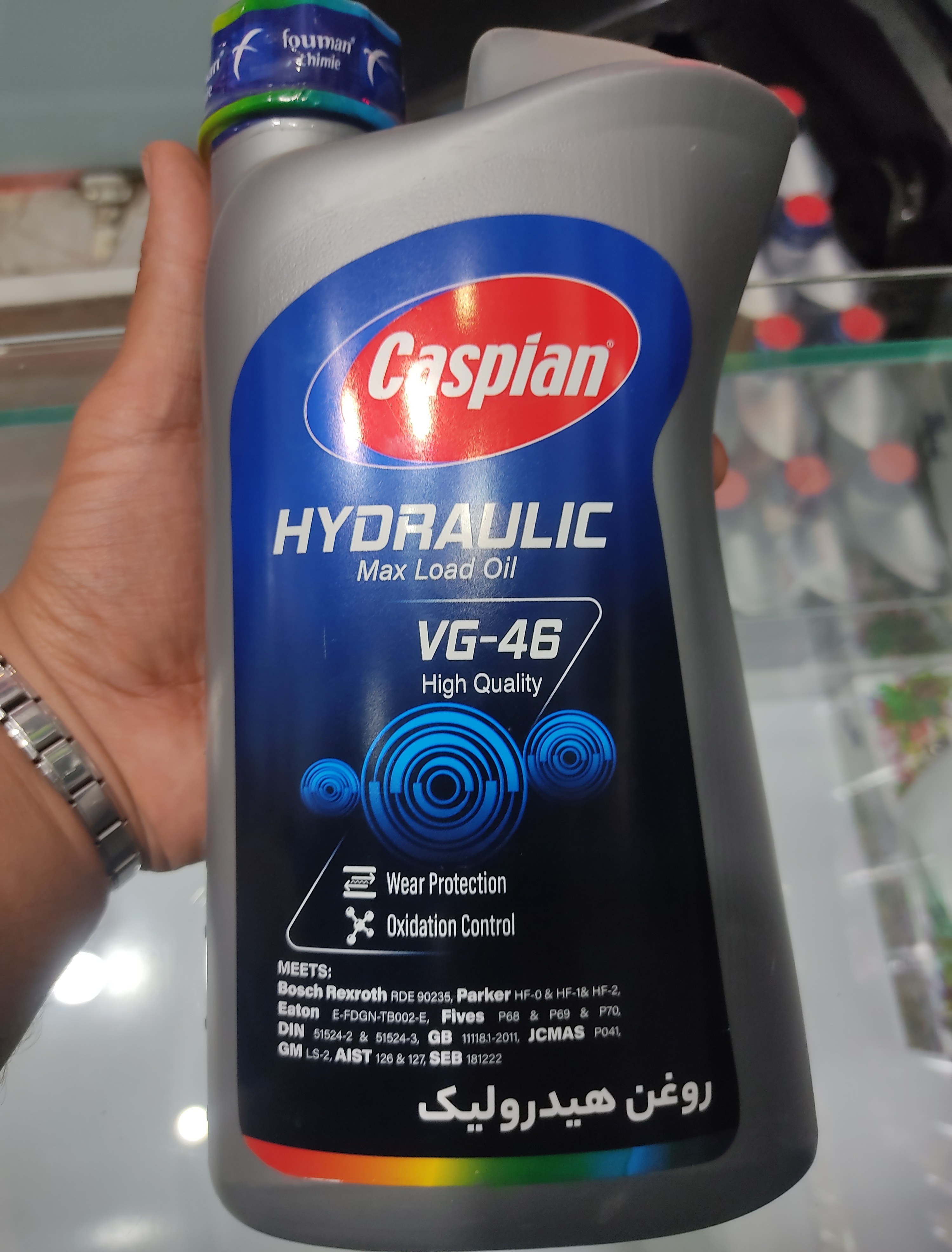 روغن هیدرولیک کاسپین VG46 حجم ۱ لیتر