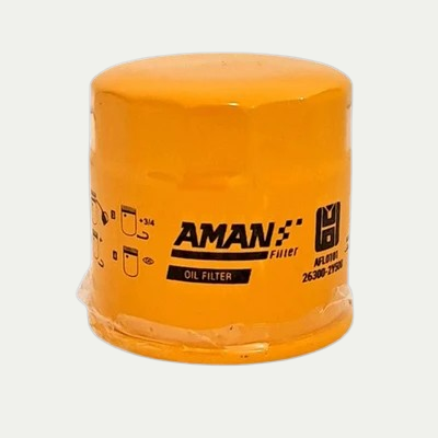 فیلتر روغن استوانه‌ای امان مدل AFL0101 مناسب برای خودروهای پراید، تیبا، ساینا، کوییک و شاهین