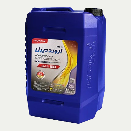 روغن موتور دیزلی نفت پارس مدل سوپر اروند SAE50 حجم ۲۰ لیتر