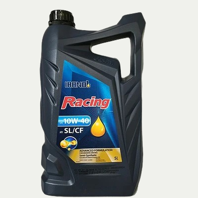 روغن موتور ایرانول ریسینگ ۱۰W40 حجم ۵ لیتر کیفیت SL/CF