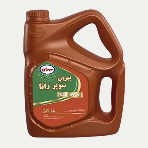 روغن موتور بهران سوپر رانا ۰W20 حجم ۴ لیتر API SN