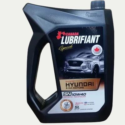 روغن موتور لوبریفنت کانادا مدل اسپیشیال 10W40 SN HYUNDAI & KIA حجم 5 لیتر