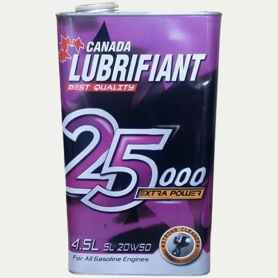 روغن موتور کانادا لوبریفنت مدل SL 20W50 حجم ۴.۵ لیتر