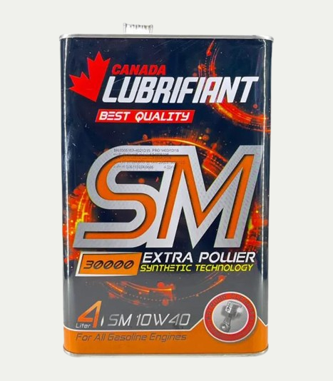 روغن موتور لوبریفنت کانادا 10W40 حجم 4 لیتر API SM