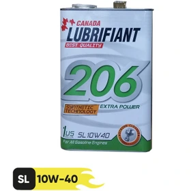 روغن موتور کانادا لوبریفنت مدل SL 10W-40 حجم ۴ لیتر مناسب ۲۰۶