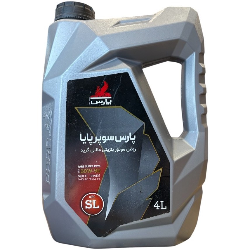 روغن موتور نفت پارس سوپر پایا  20W50 SL حجم ۴ لیتر
